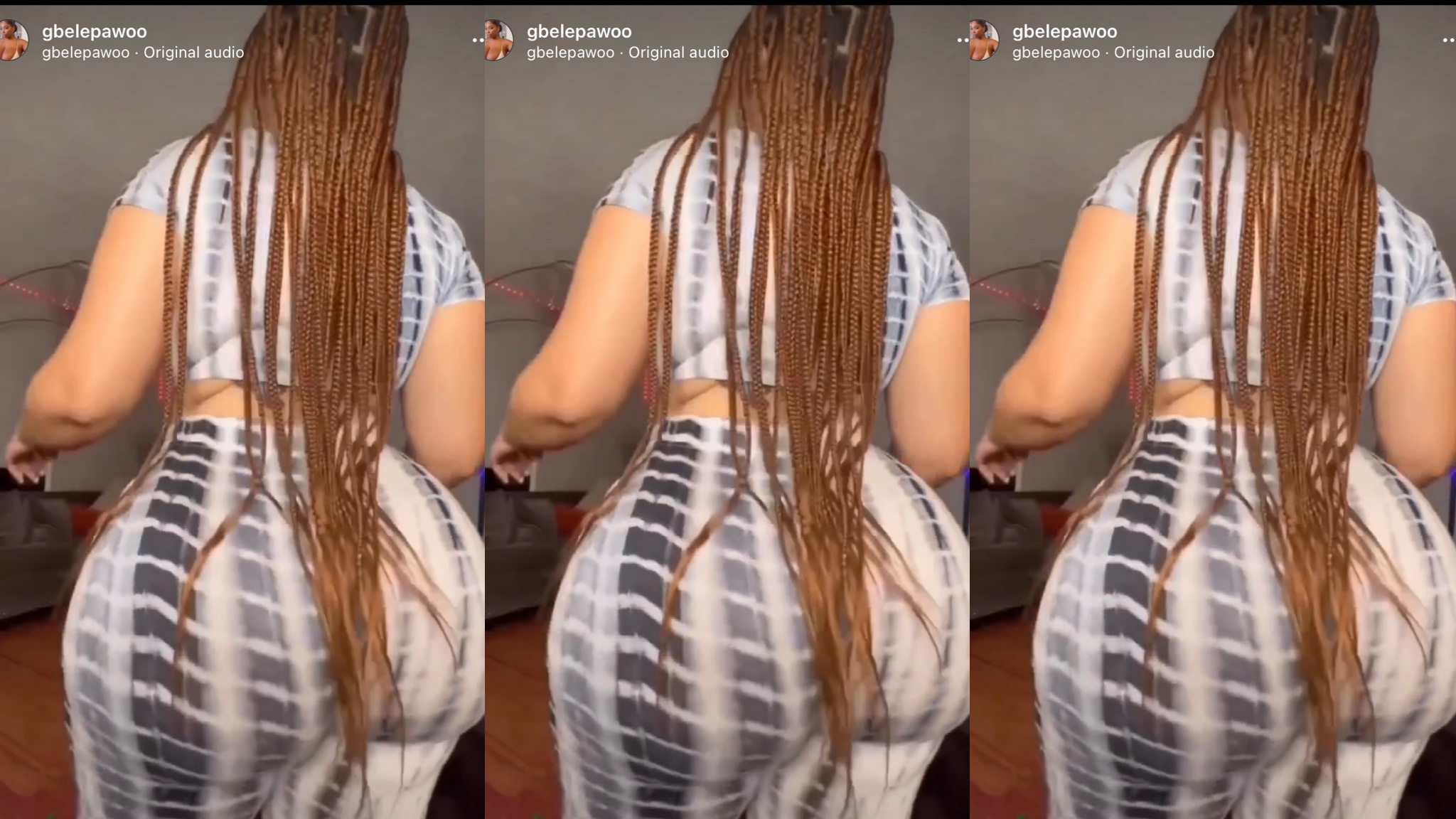 Incredible, Cubby lady display her heavily endowed b@@ts in a viral video. (watch the video here)