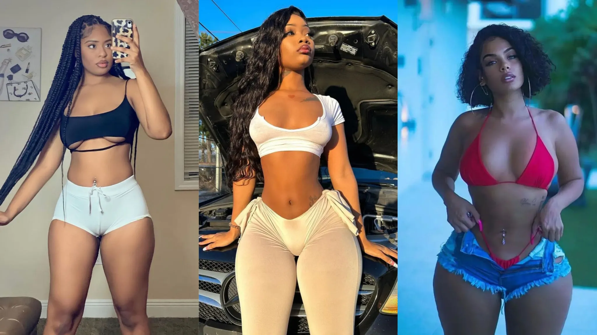 See Photos of Brown Skin Ebony ladies who are Naturally Endowed from their H!P – Photos