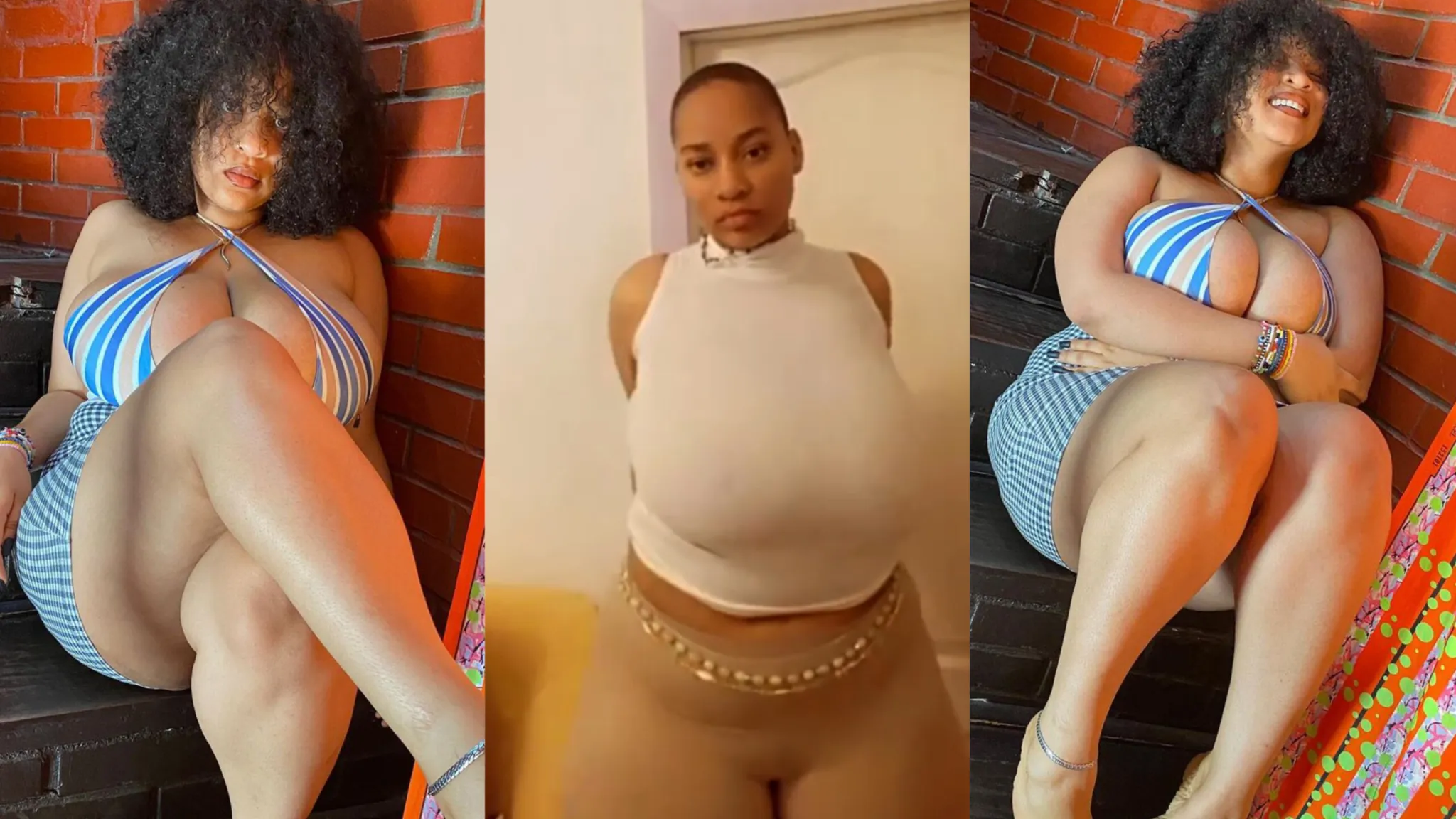 See Video of Chubby Cynthia Okeke as she flaunt her beautiful Curves – Video