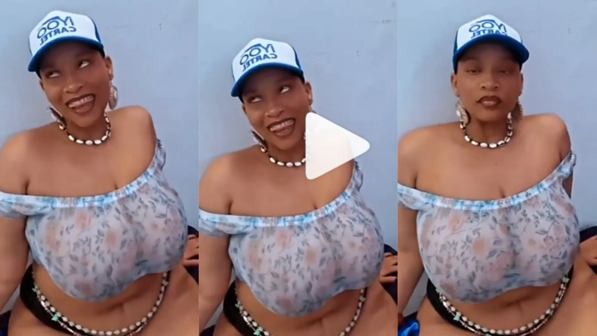 Check Adorable photos of Cynthia Okeke as she Flaunts her Huge Assets in a new video – Watch