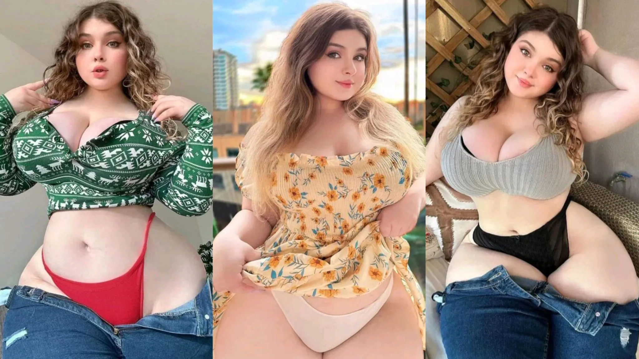 Cute & Chubby white woman with huge natural beauty flaunt her Curves and Hips – Video