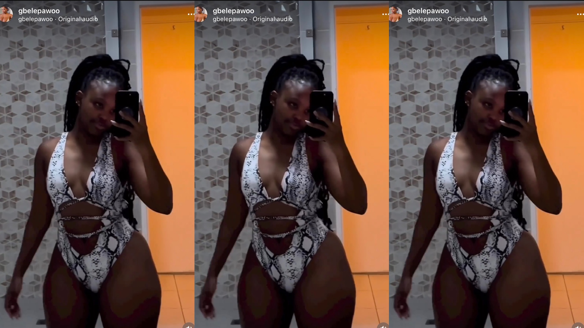 Black is beautiful, Check out this black Lady, who never stop flaunting her curves – (Watch the video here)