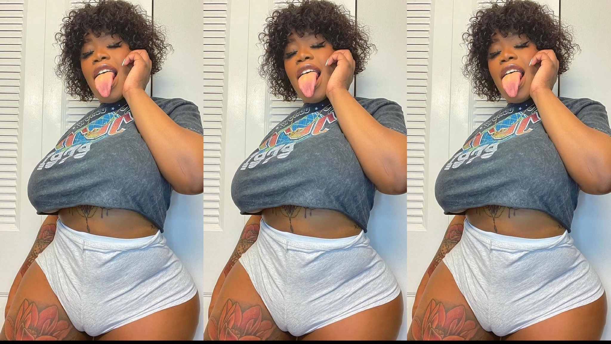 Lady with so much Huge figures storm the Internet with with her raw natural assets – Photo