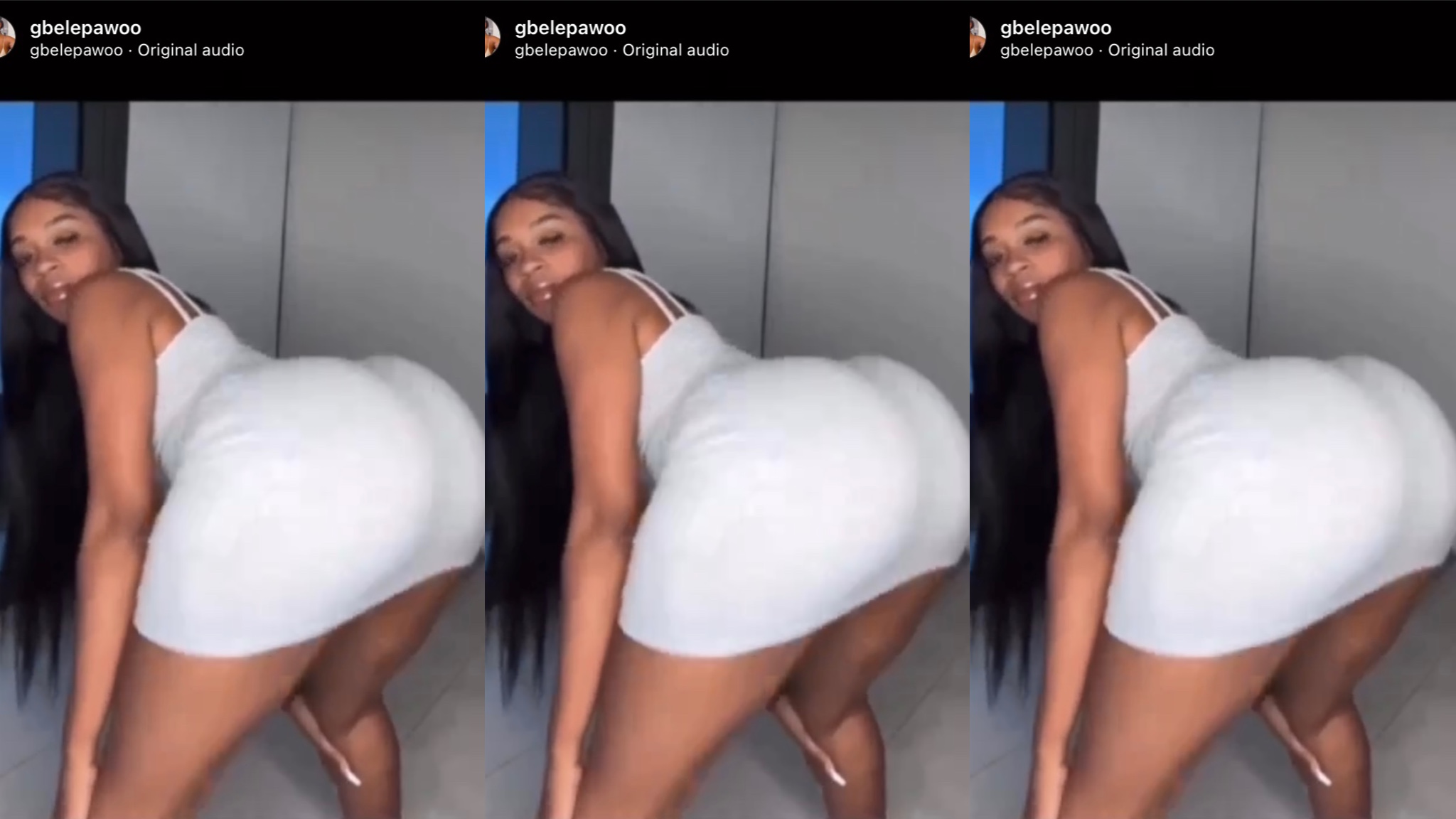 Beautiful overload lady share her huge quantity assets online while showing her twerking skills – Watch video