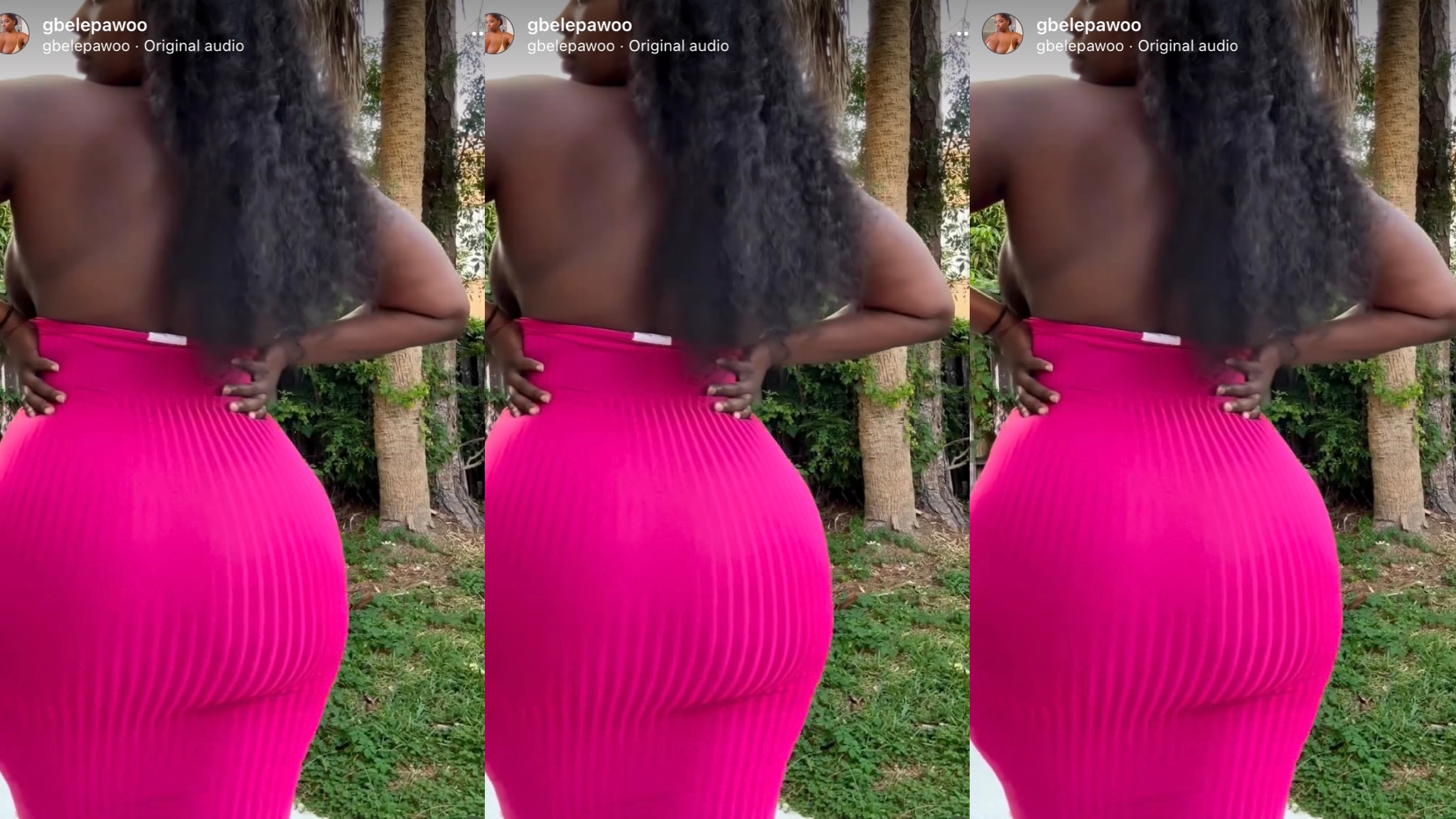 Hot Beautiful lady sparks Reactions as she show her beautiful skin– Video