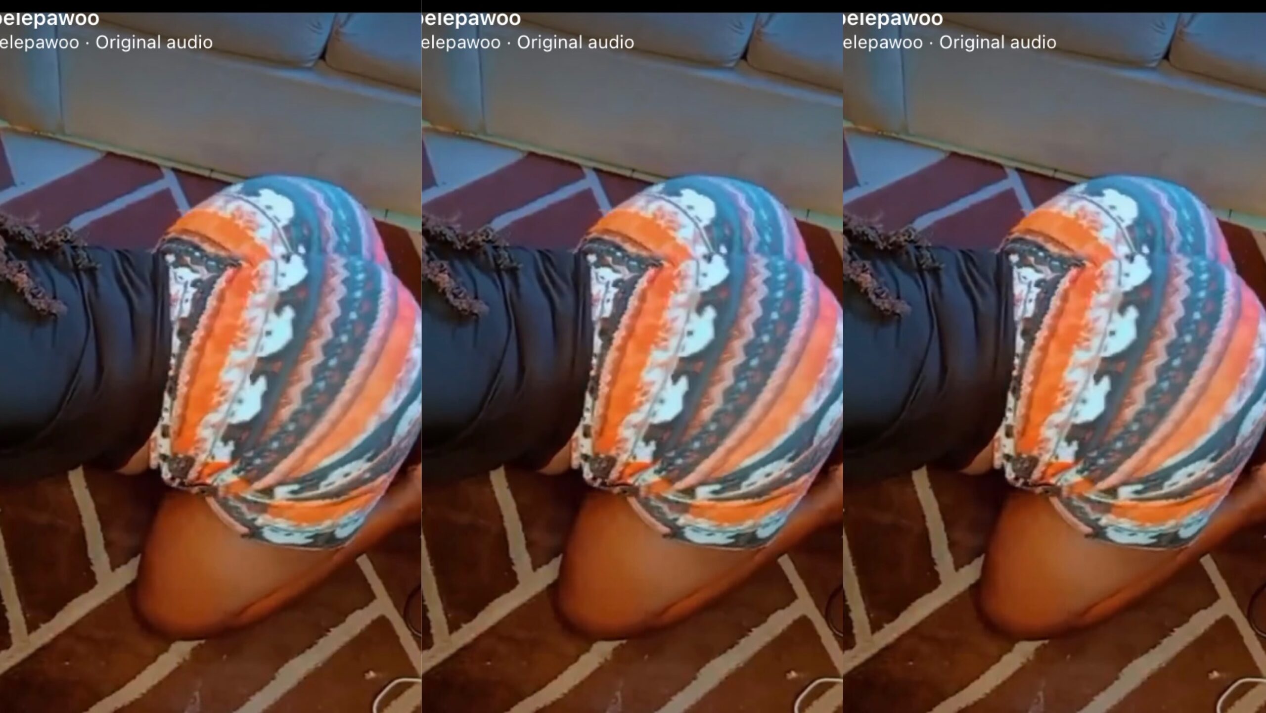 The lady who was twerking so hard on the floor (watch the video here)