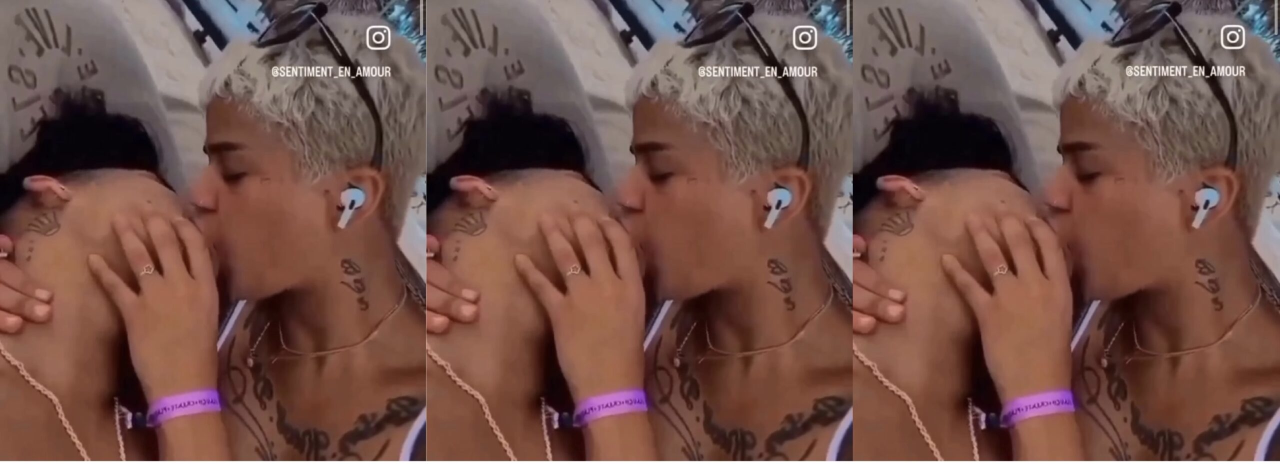 Hott video of a kissing couple (watch the video here)